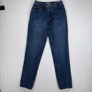Guess Jeans Vintage 90s Y2K Dark Wash Tapered Mom Jeans Womens 29 Capsule Casual
